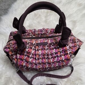 Vera Bradley Floral Hadley Quilted Satchel Women's Bag
